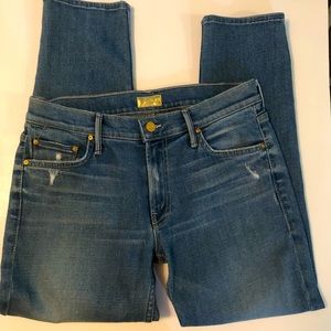 Mother The Dropout Jeans in Strangers With Candy 27